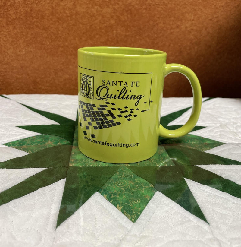 Santa Fe Quilting Lime Green Coffee Mug