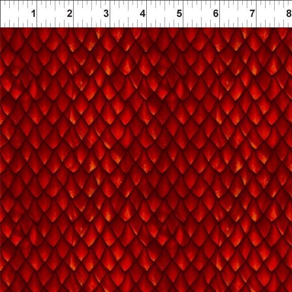 Dragon Scales in Red