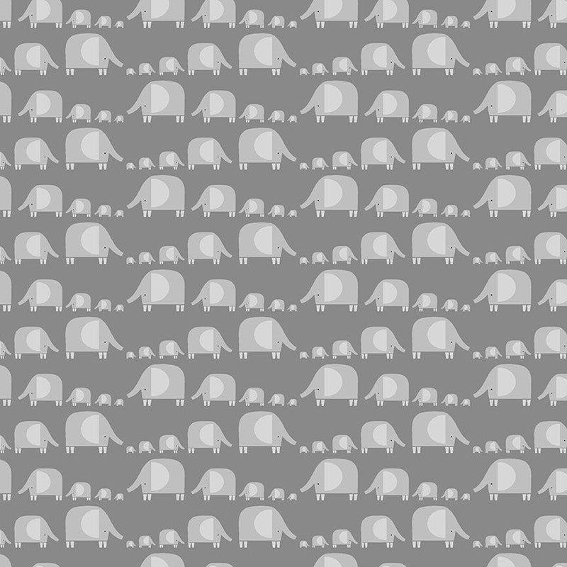 Elephant Family Gray Flannel
