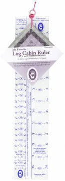 Log Cabin Ruler .5" & 1.0"