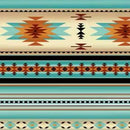 Tucson Turq Blanket Stripe