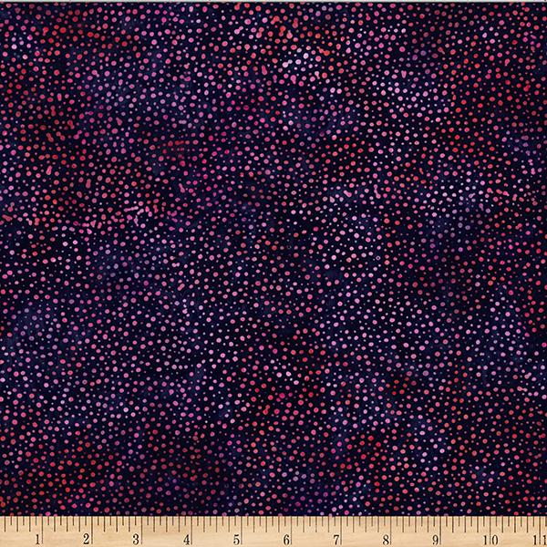 Jelly Batik dots purple, red violet, pink