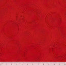 108" Red Orange w Dotted Circles by Whistler Studios