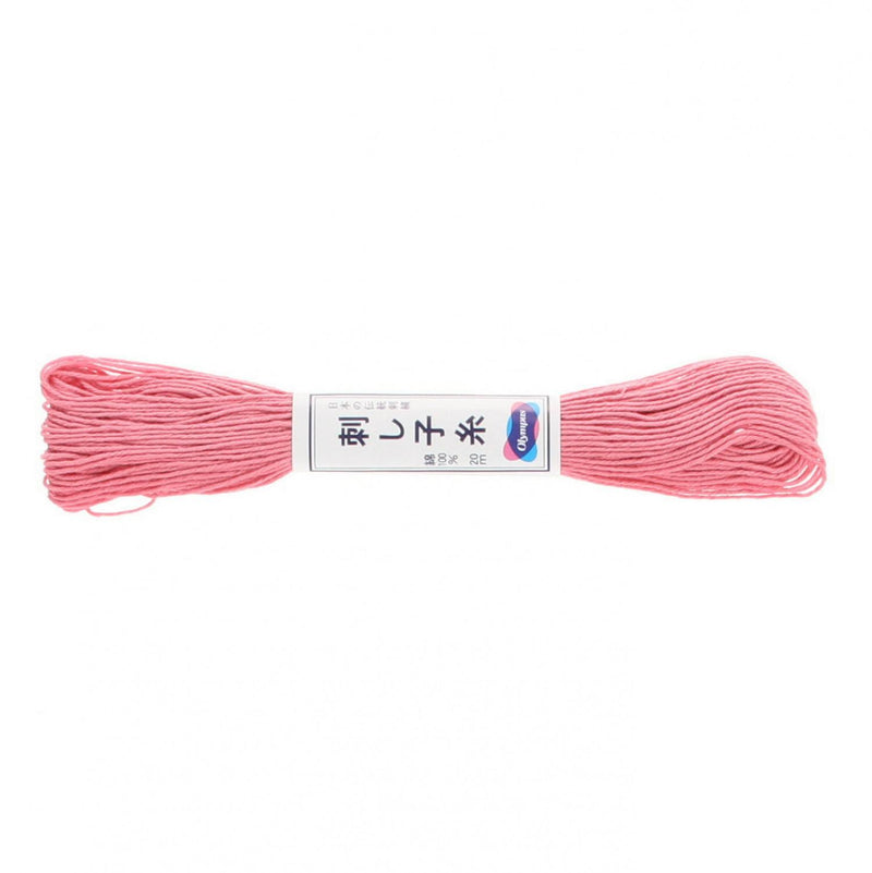 Sashiko Thread Rose Pink, 22 y