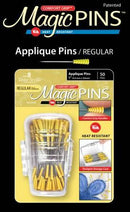 Magic Pins Applique Regular 50pc Yellow Heads
