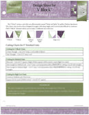 Design Sheet V Block 4" Units