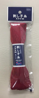 Sashiko Thread Dark Red, 111 y