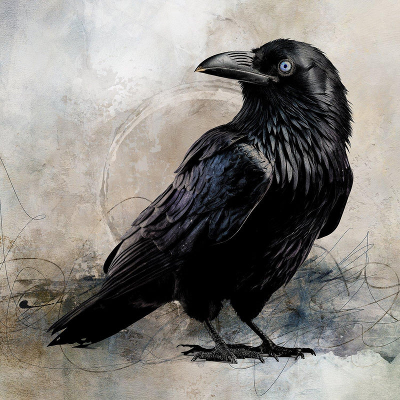 The Raven Panel 20.5 x 20.5