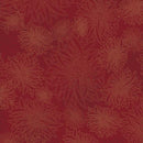 Scarlet Red w Flower Outlines