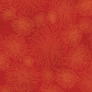 Flame Orange w Flower Outlines