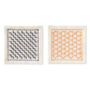 Sashiko Coasters Ecru Hitome Z