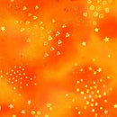 Orange Laurel Burch w Gold Dots