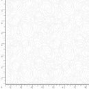 White on White Scribble Circle