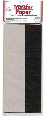 Transfer Paper Gray & White