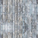 Wood Planking, Med Blue Gray