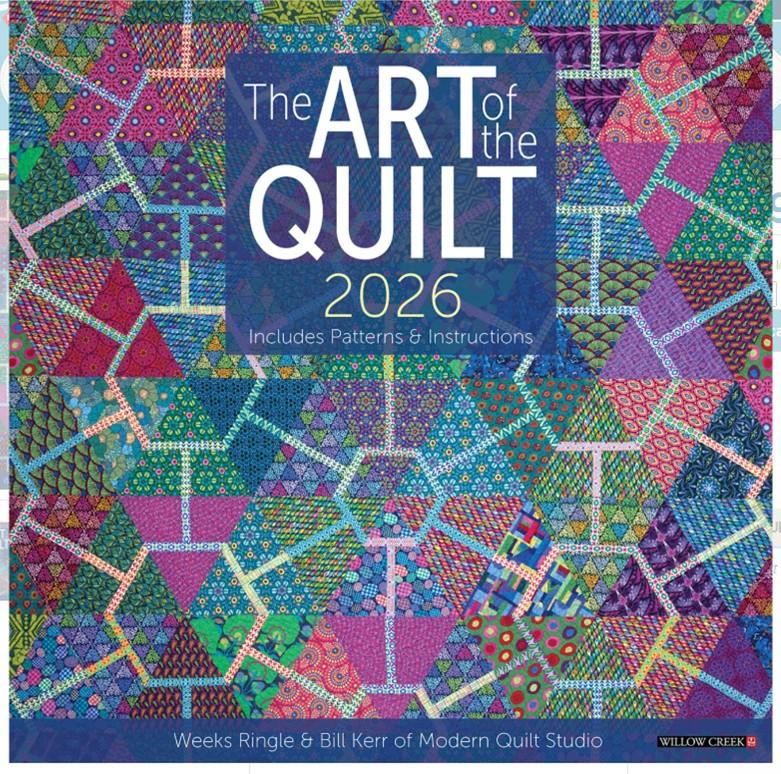 2026 The Art of the Quilt Calendar 12" x 12"