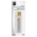 Dritz Big Stitch Quilting Needles Sz/T5 Gold Eye