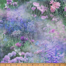 Dandelions in Cool Colors Blues, Pinks, Purples & Greens