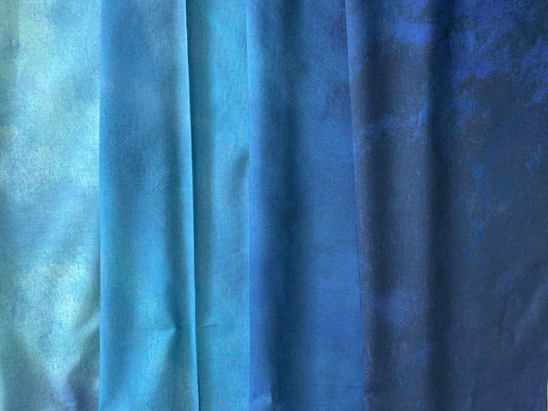 Ombre Azure Dark Blue to Light Blue