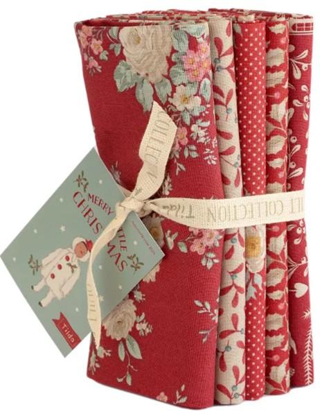 Tilda 5 FQ Bundle Red