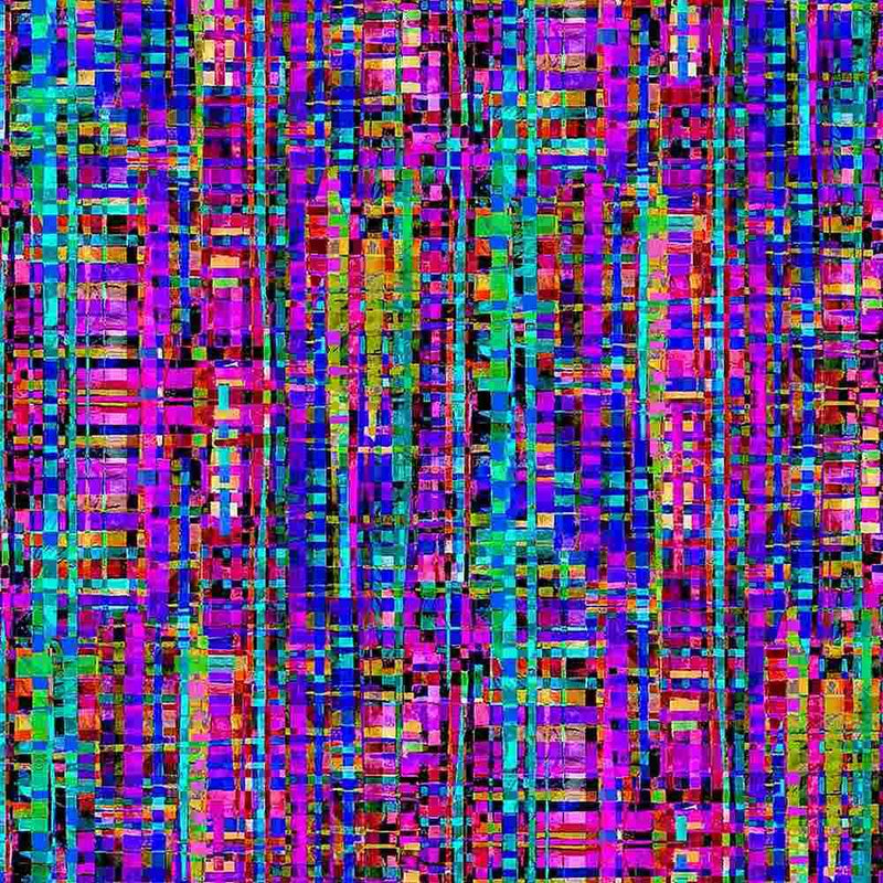 Rainbow Plaid, Pixels