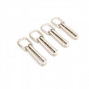 Textured Loop Strap Connectors 4 ct Nickel