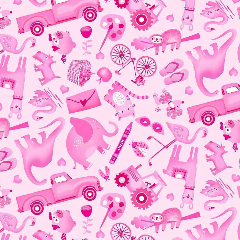 Pink on Pink Animals & Things