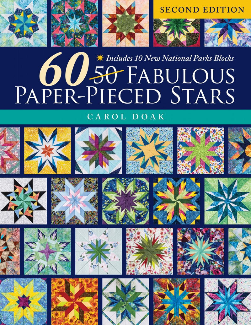 60 Fabulous Paper Pieced Stars by Carol Doak