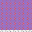 Purple Hexagons w Coral Dots