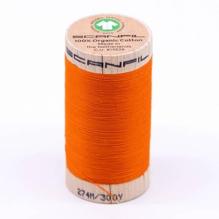 30 wt Organic Thread Orange 4857 Scanfil