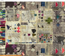 Derse Treasure Hunt Digital Multi Images cotton print