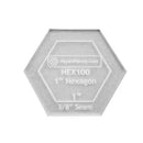 Acrylic 1" Hexagon Acrylic Template