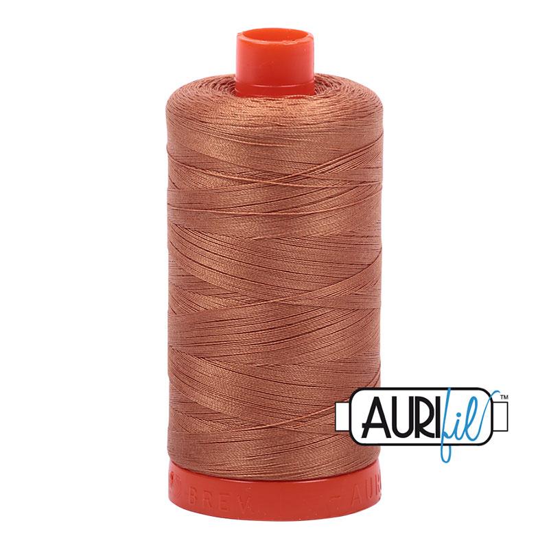 Aurifil Thread Mako 50 wt 2330 Lt chestnut