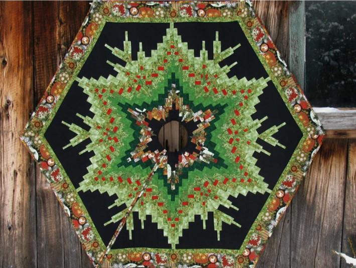 Bargello Tree Skirt Pattern