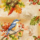 Birds & Leaves Large Print Cream