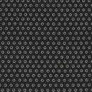 Black with White Broken Circles