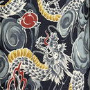 Blue Gold & Red Dragon w Wind