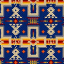 Blue Orange Yellow Red SW Blanket Pattern