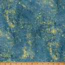 Blue w Gold Metallic Dust