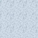 Blue w Mini Foliage, Leaves, Sprigs