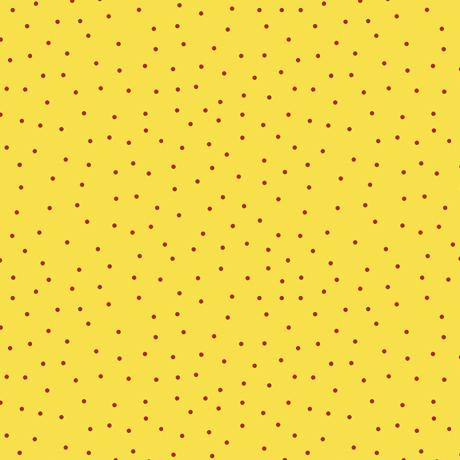 Bright Yellow w Red Pin Dot