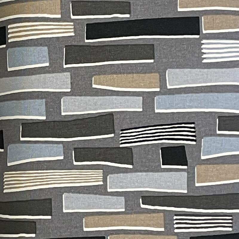 Canvas Gray w Neutral Rectangles Modern Blocks