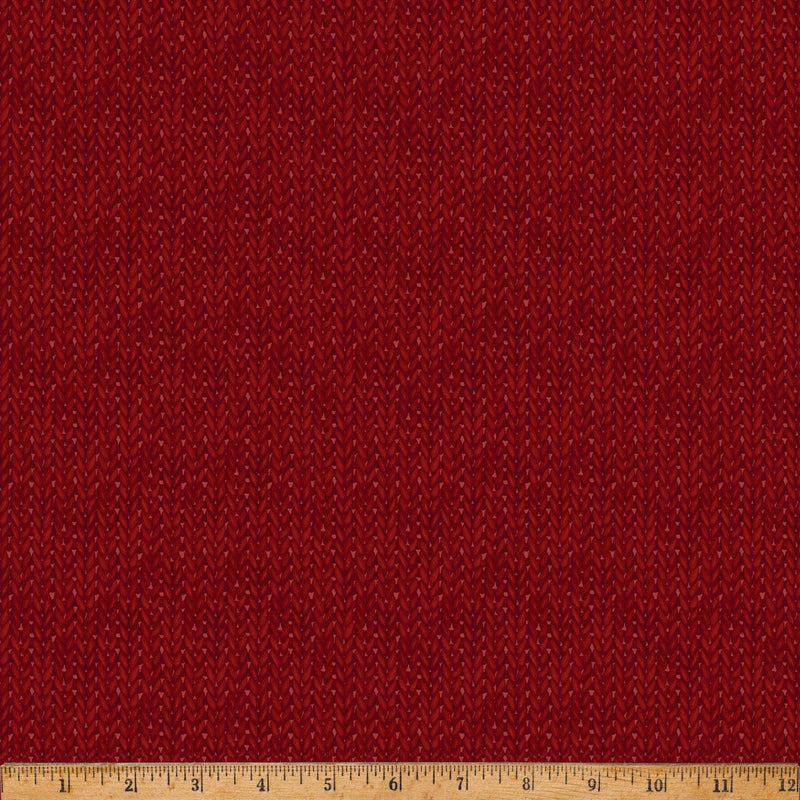 Crimson Red Bird Foot Prints in tight rows