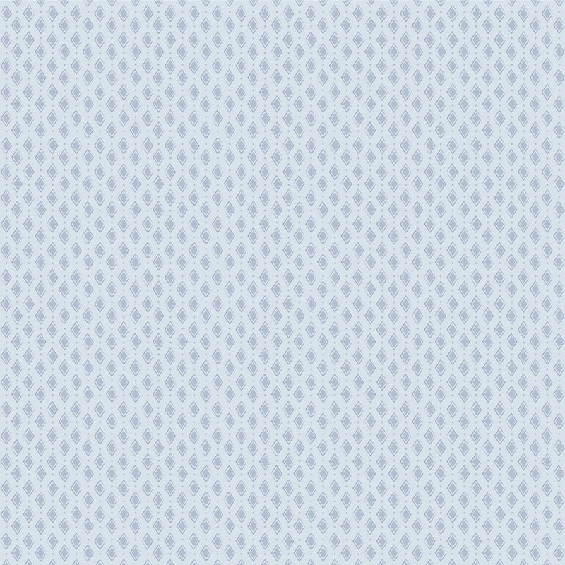 Diamonds on Light Blue Diagonal