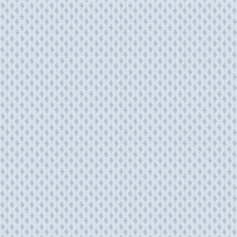 Diamonds on Light Blue Diagonal