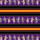 Digital Native Dancers Purple Border Print