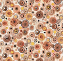 Dotty in Peach Fire Opal Embellished Metallic, Flora & Form