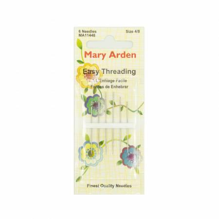 Easy Threading hand needles Size 4/8 Mary Arden