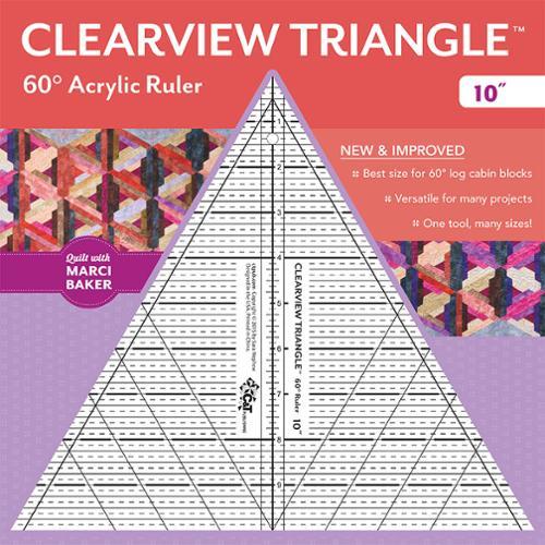 Clearview 10" 60 degree ruler