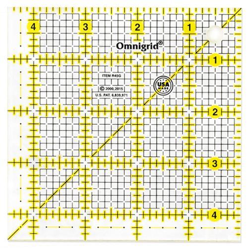 Omnigrid Ruler 4.5 X 4.5